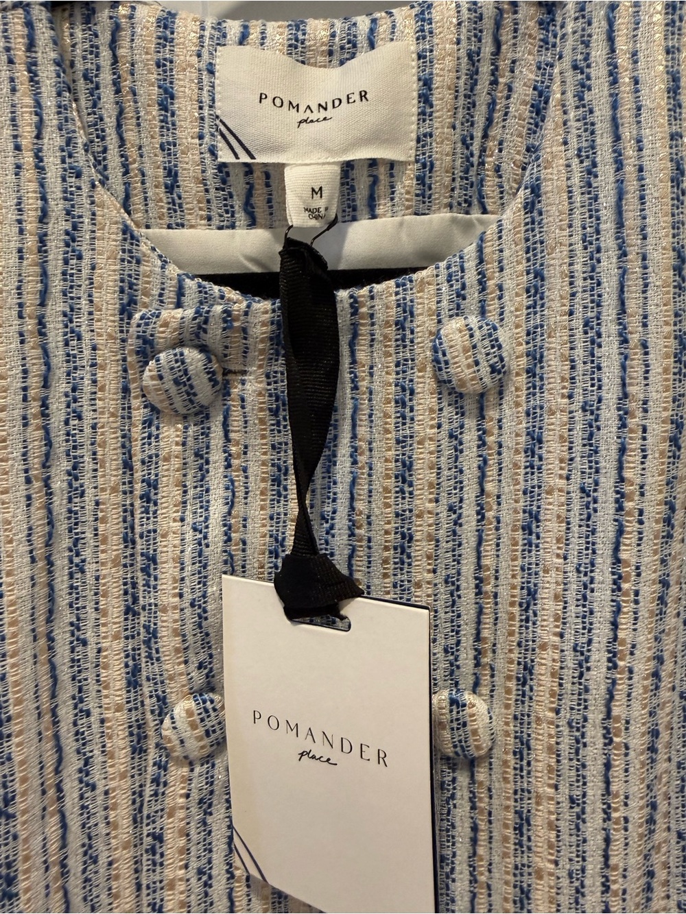 Tuckernuck Tweed striped Sleeveless Shift Dress in Blue and White - Picture 4 of 6